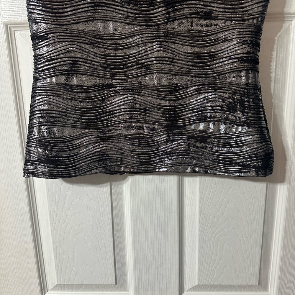 Calvin Klein Metallic Lame’ Dressy Tank Top - Picture 8 of 12